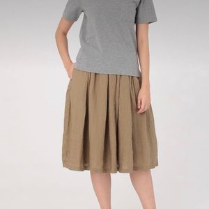 Muji easy gathered skirt